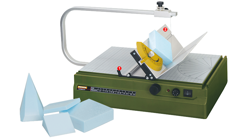 Proxxon Thermocut 115/E Auto-CAD Hot Wire Cutter with Large Table -  Accessory for Thermocut Fence TA 300 - 37080 - Proxxon Foam Cutter 